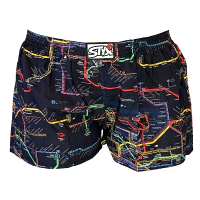 Dámské trenky Styx se schématem pražské MHD