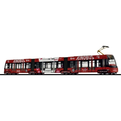 Model nízkopodlažní tramvaje Škoda 15T (H0) „Kinobus 2026“