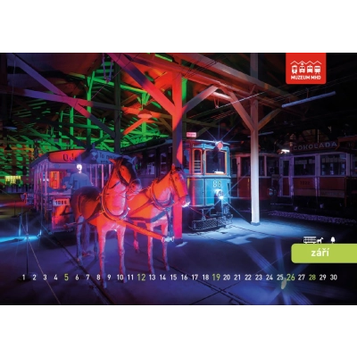Nástěnný kalendář Muzeum v jiném světle 2027