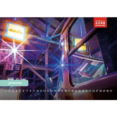 Nástěnný kalendář Muzeum v jiném světle 2027