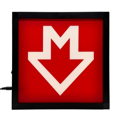 Designový LED box Metro C („Button“)