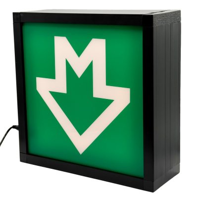 Designový LED box Metro A („Button“)