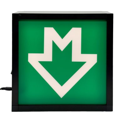 Designový LED box Metro A („Button“)