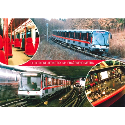 Pohlednice Elektrické jednotky M1                    