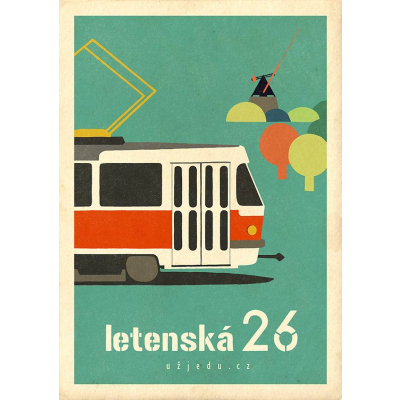 Pohlednice Letenská dvacet šestka                    