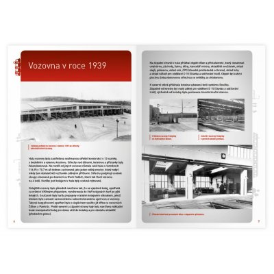Brožura 80 let vozovny Kobylisy 1939–2019