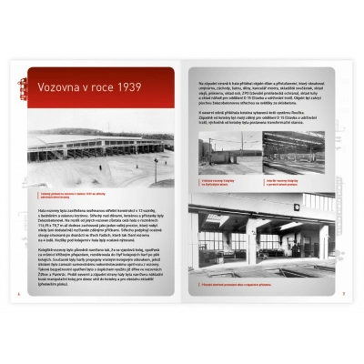 Brožura 80 let vozovny Kobylisy 1939–2019