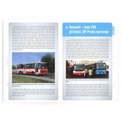 Brožura Historie provozu autobusů Karosa typových řad 700 a 900 v Dopravním podniku Praha