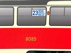 Pěnová tramvaj ČKD Tatra T3 (nostalgická linka 23)