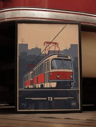 Plakát ČKD Tatra T3