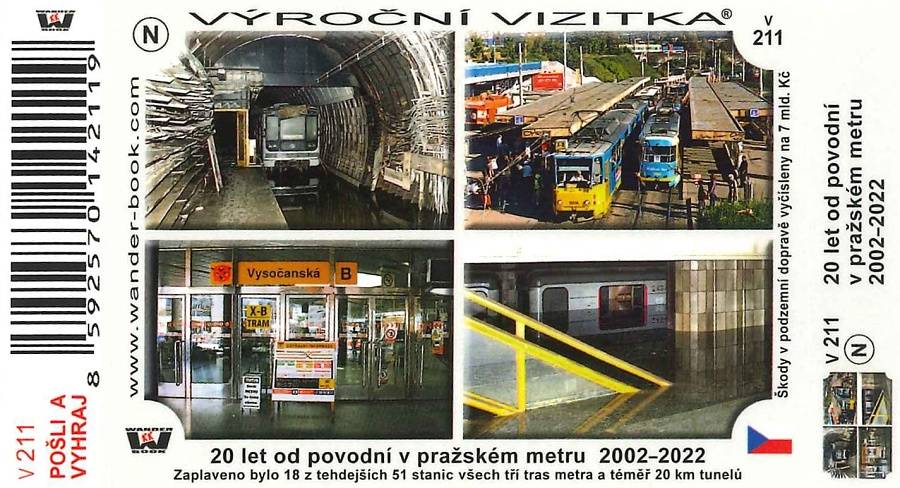 Turistická vizitka 20 let od povodní v pražském metru 2002–2022
