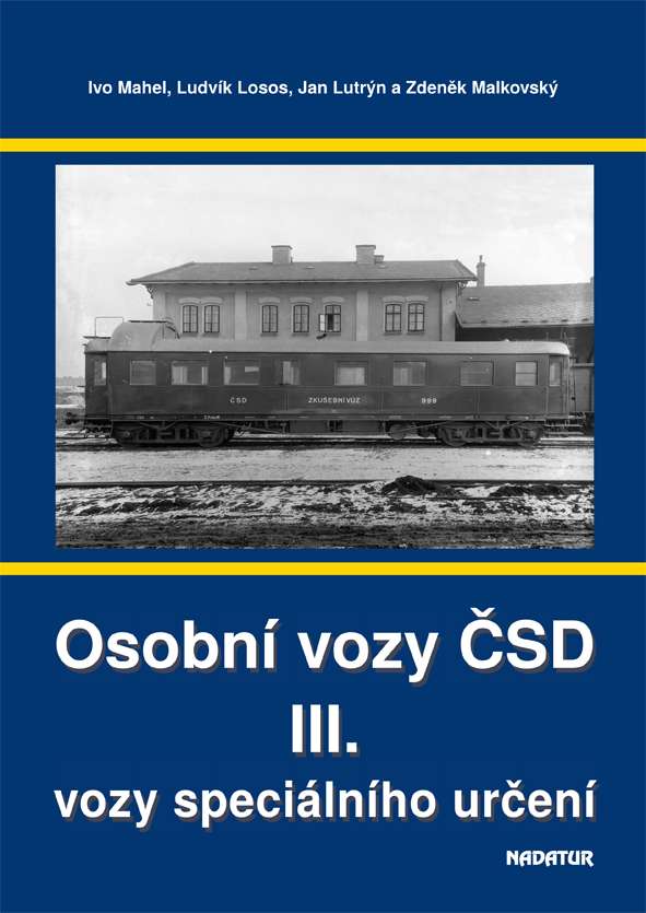 Kniha Osobní vozy ČSD III. – vozy speciálního určení