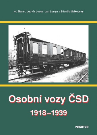 Kniha Osobní vozy ČSD 1918 – 1939