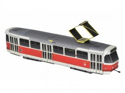 Papírový model tramvaje ČKD Tatra T3R.P („vystřihovánky“)