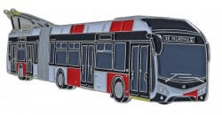 Kravatová spona trolejbus SOR TNS 18
