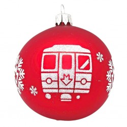 Vánoční ozdoba historické metro Ečs