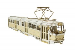 Kartonový model tramvaj ČKD Tatra K2 (stavebnice)