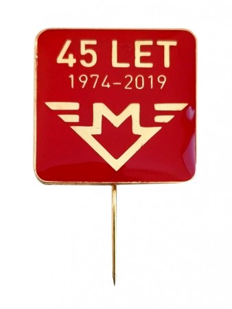 Odznak 45 let pražského metra 1974–2019