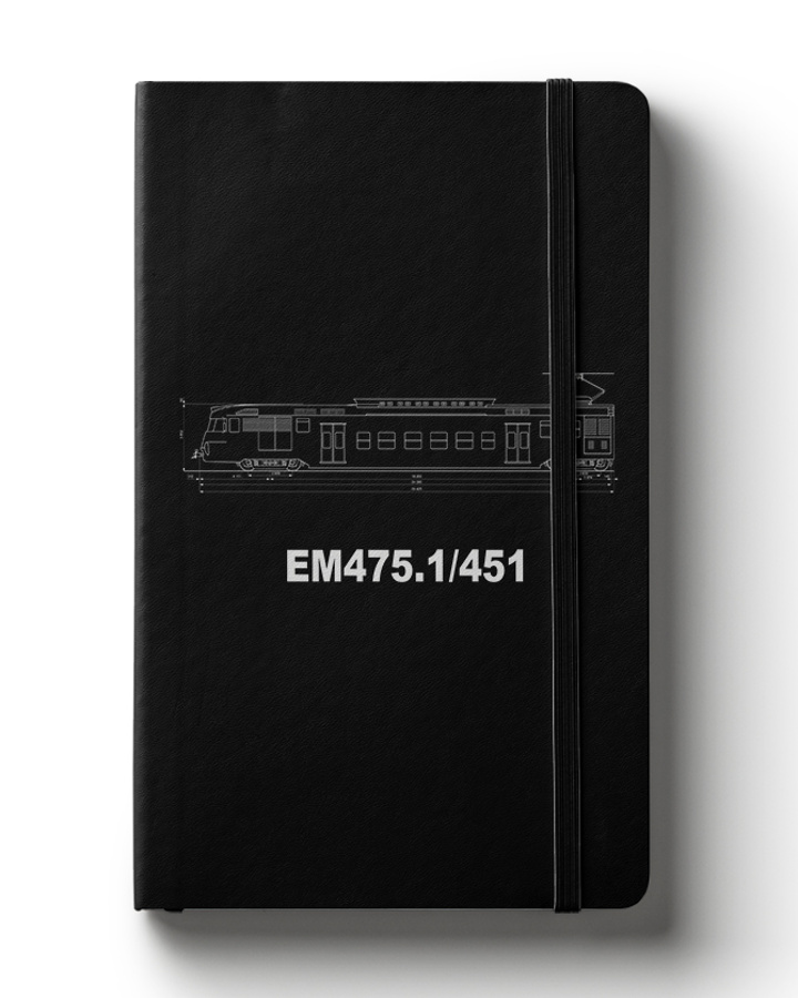 Zápisník elektrická jednotka EM475.1 / 451