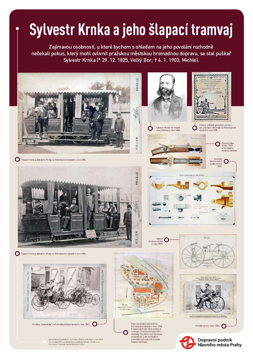 Plakát Sylvestr Krnka a jeho šlapací tramvaj