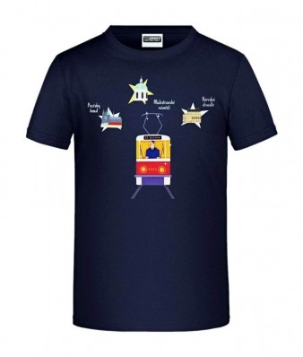 Charitativní dětské triko „Klokart“ (modré navy)