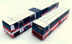 Papírové modely „Autobusy Karosa řady 700“ („vystřihovánky“)