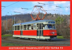 Pohlednice Historický tramvajový vůz Tatra T2 (č. 6003)