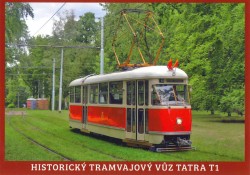 Pohlednice Historický tramvajový vůz Tatra T1 (č. 5002)