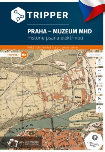 Hra Tripper Praha (brožura) – Muzeum MHD (Historie psaná elektřinou)
