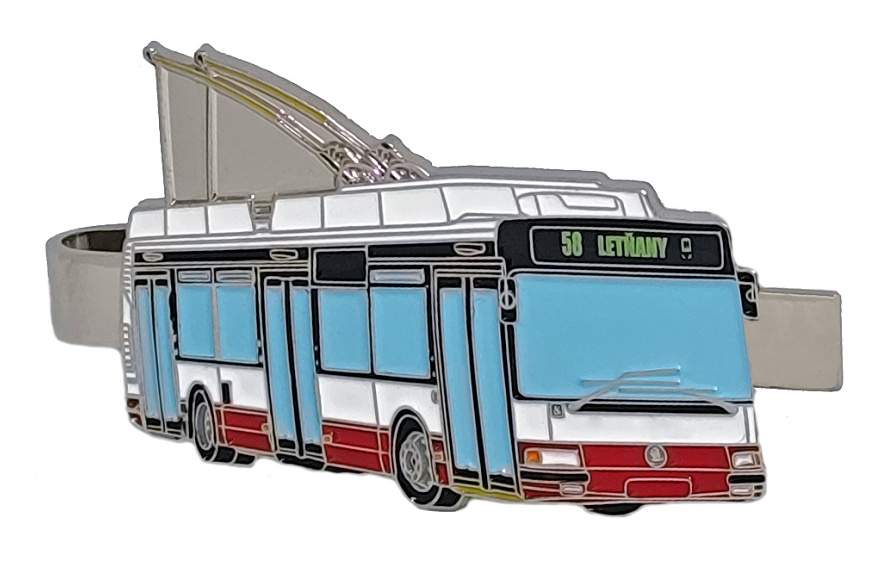 Kravatová spona trolejbus Škoda 24Tr