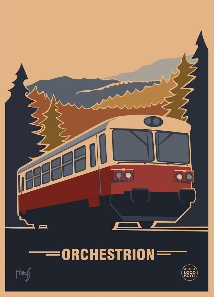 Plakát motorový vůz Orchestrion (M 152.0 / 810)