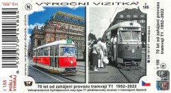 Turistická vizitka 70 let od zahájení provozu tramvají T1 1952–2022