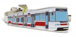 Kravatová spona tramvaj ČKD RT6N1 (červená)
